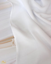 White Chiffon Scarf