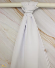 White Chiffon Scarf